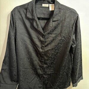 Secret Treasures Sleepwear Black Satin